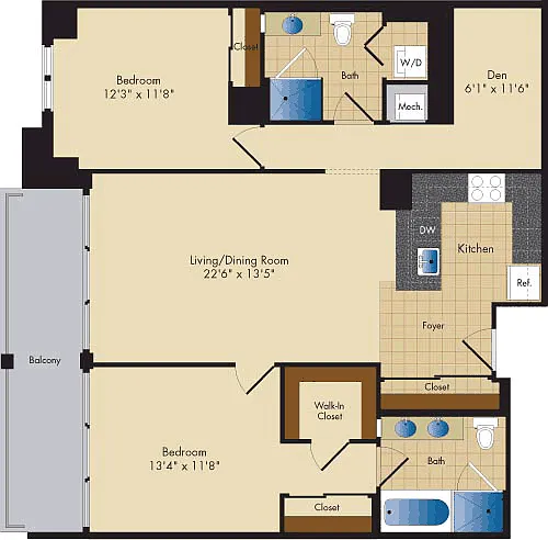 Floor plan Clarendon