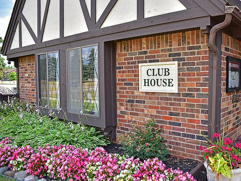 The clubhouse at Charter Oak Apartments, Davison, Michigan