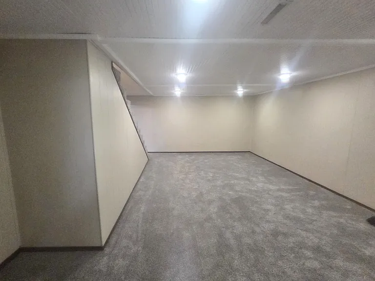 Lower level living area