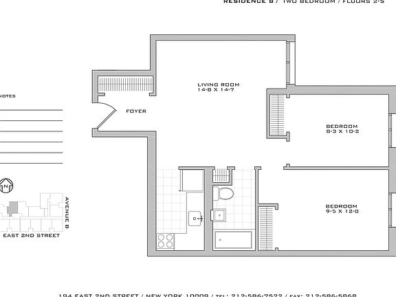 2nd image of 194 E 2nd St APT 5B