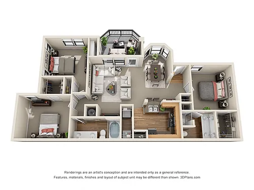 Floor plan Evergreen - C1