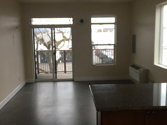 View from kitchen to 120sqf front porch