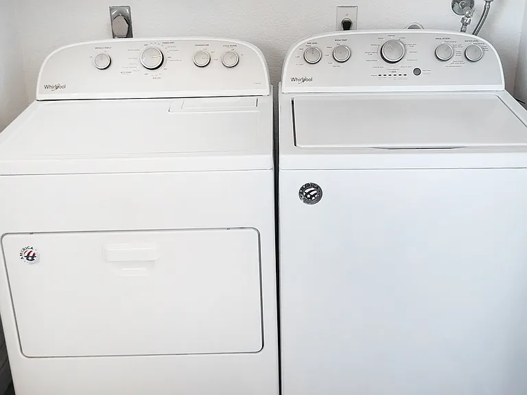 Newer washer and dryer