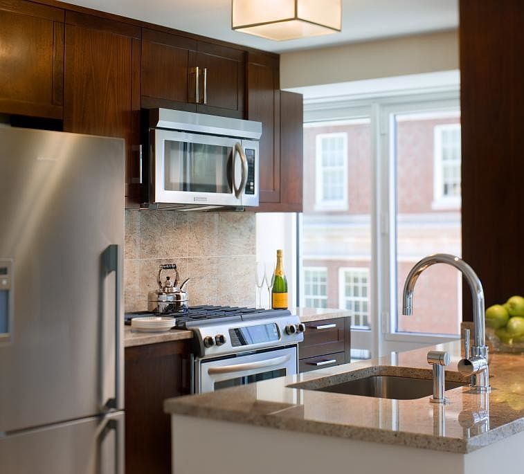Gourmet kitchens with custom granite