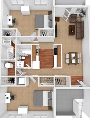 2Del/2Bath 2Del/2Bath