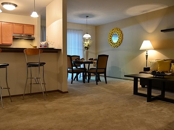 Open concept floor plan