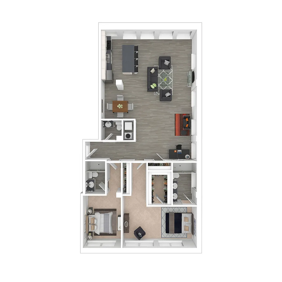 Floor plan North Pier