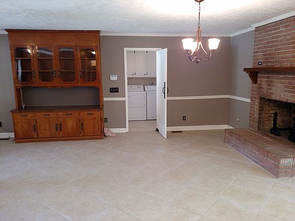 Great room with fireplace