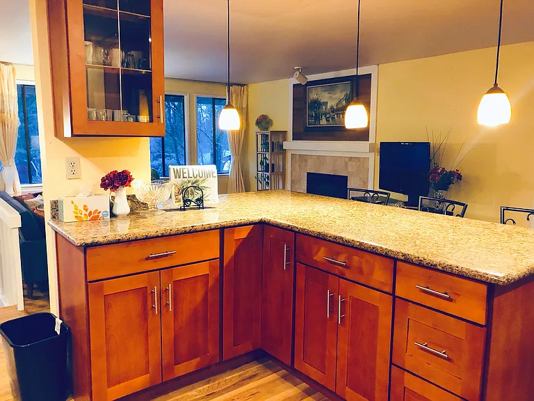 Open kitchen concept