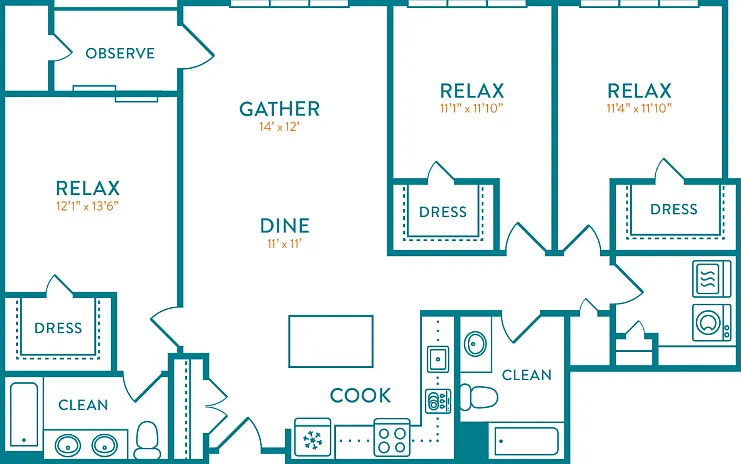 Wharton Floorplan Diagram