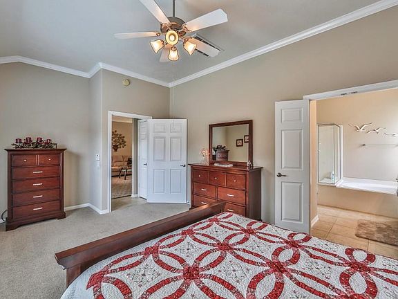Comfortable master suite.