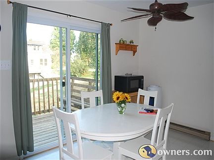 Eat in Kitchen with view of Deck