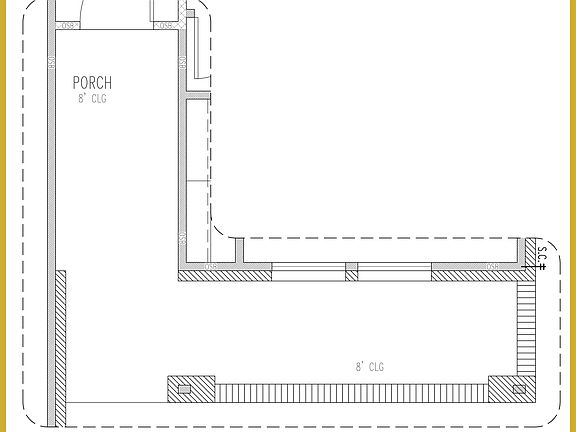 Charleston Floor Plan - Porch E