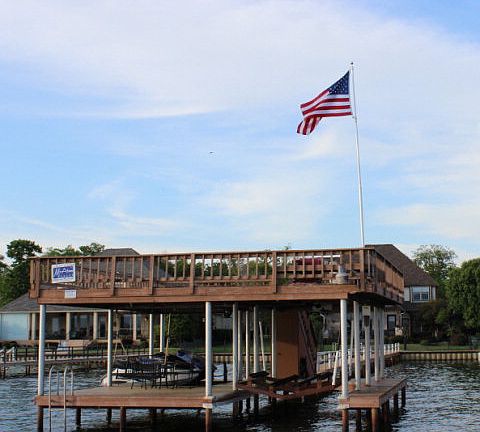 Great views from boathouse