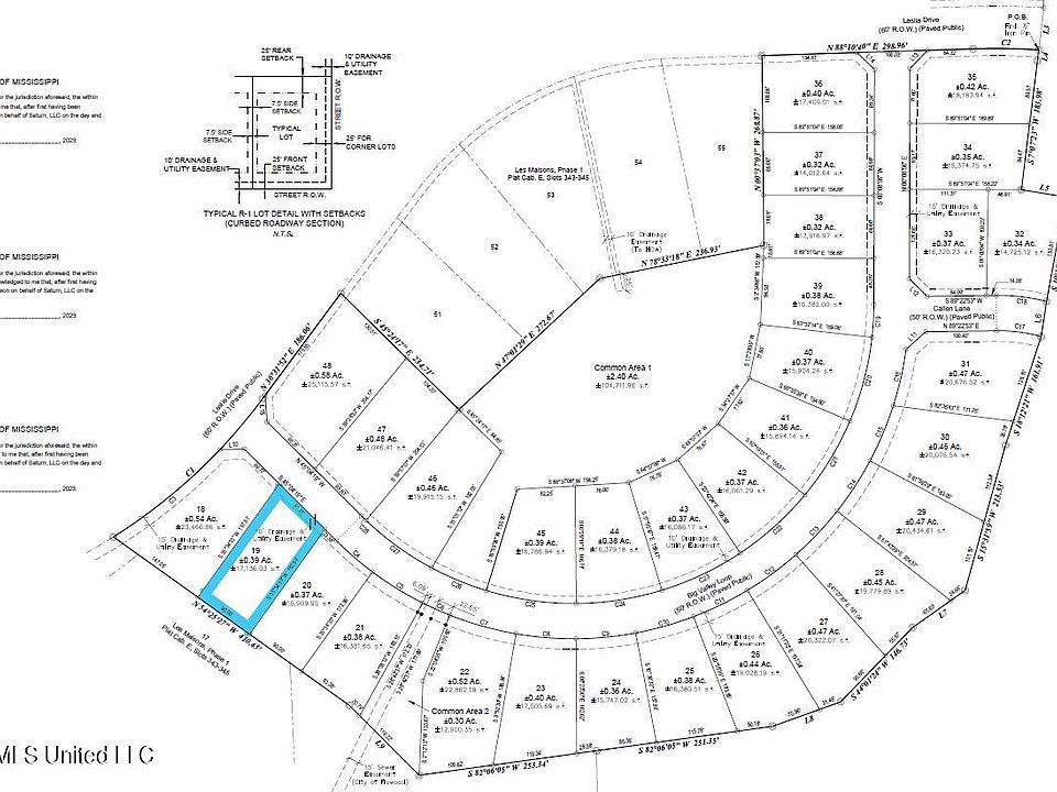 2nd image of 19 Les Maisons Lot Flowood Is
