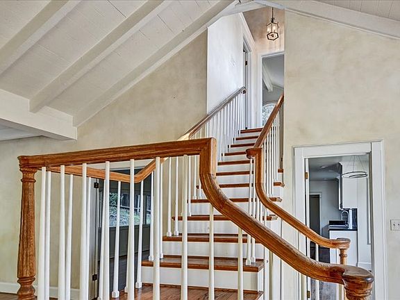 staircase to master bedroom