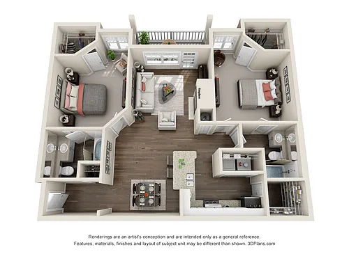 Floor plan The Magnolia Renovated