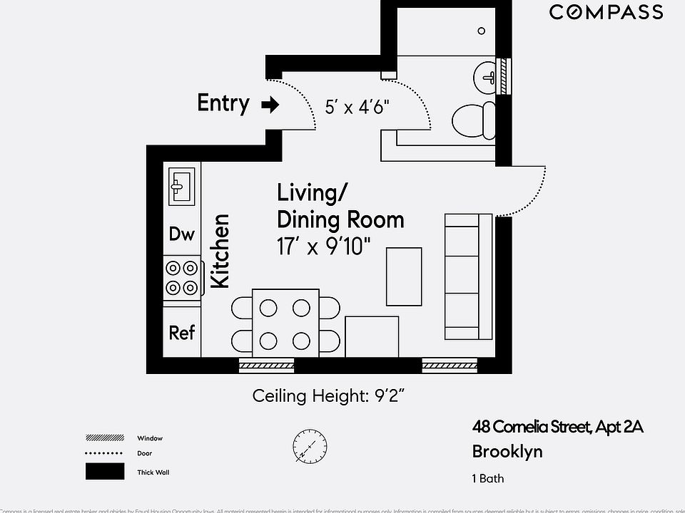 2nd image of 48 Cornelia St #2A