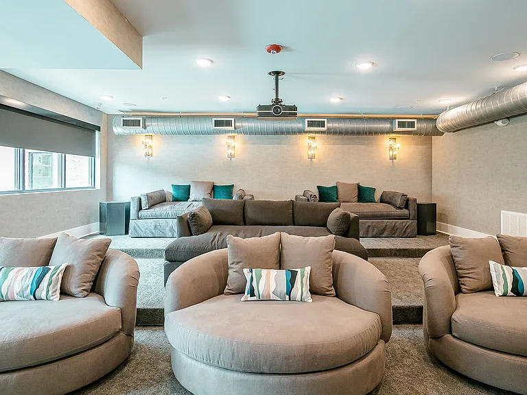 Take in a move at your stunning cinema room