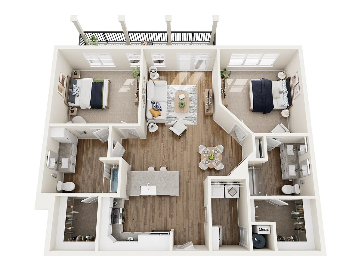 Floor plan B1B
