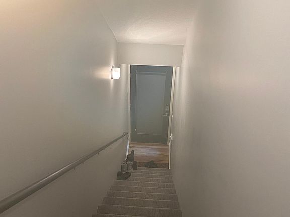 Off street enterance to apartment.