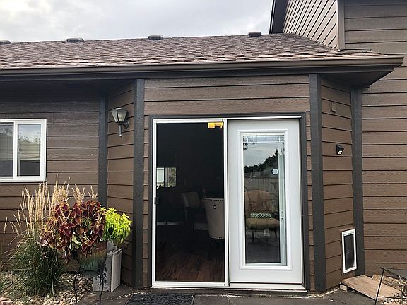 French doors and dog door