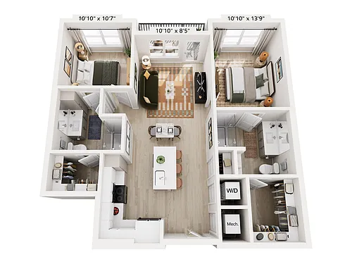 Floor plan B4A