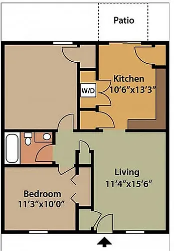 Floor plan 2X1 - B