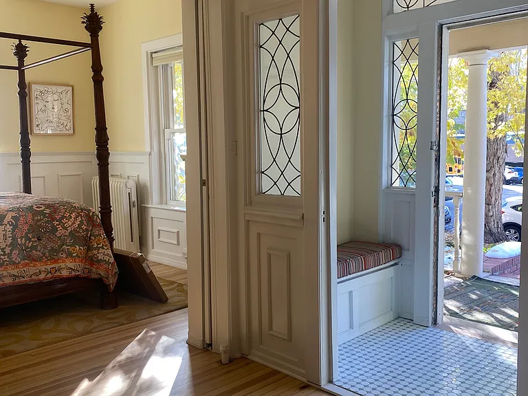 Main entry and Front Bedroom