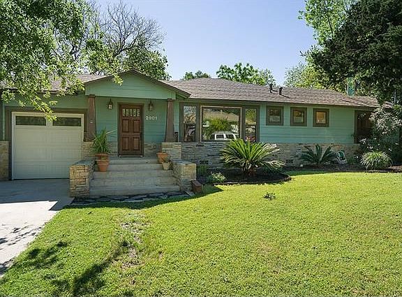 Right in the heart of 78704 on a large lot.