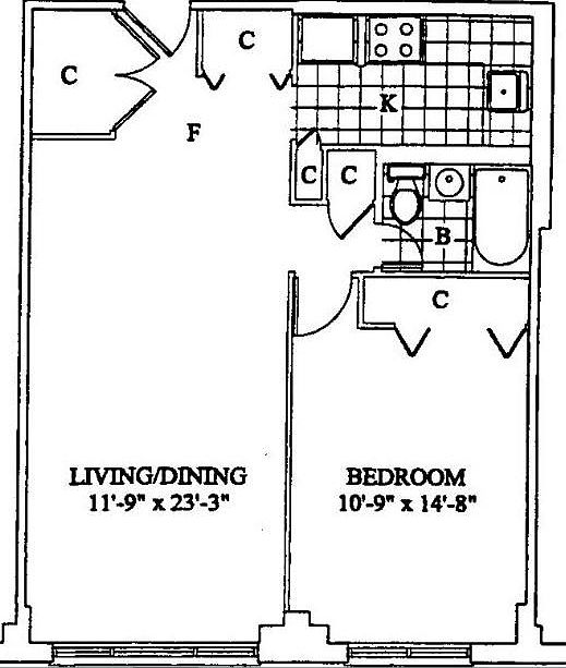 1st image of 333 E 34th St APT 12F