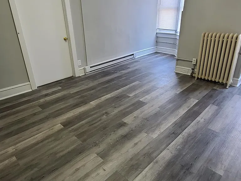 Spacious living room area overseeing downtown Bethlehem