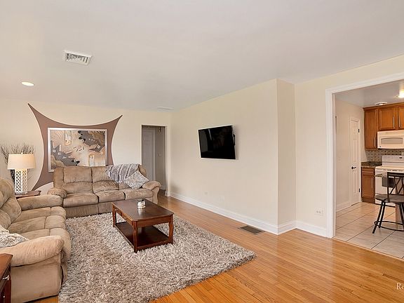 Living room that opens to dining room and Large ki