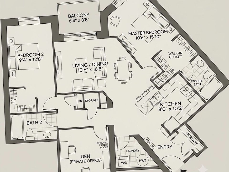 2nd image of 7325 Markham Rd #515