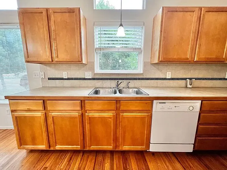 Kitchen sink area.