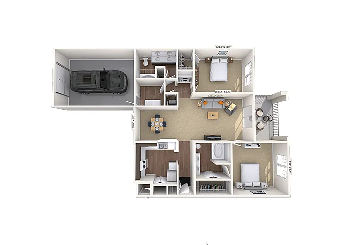 Floor plan B3A