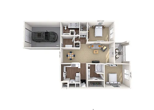 Floor plan B3A