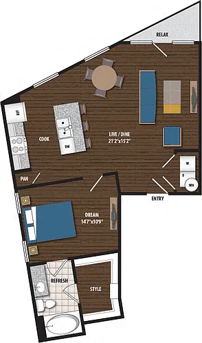 Floor plan A73