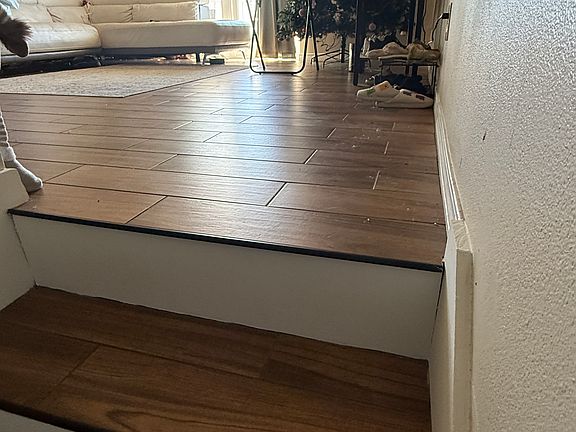 front stairs to the living room