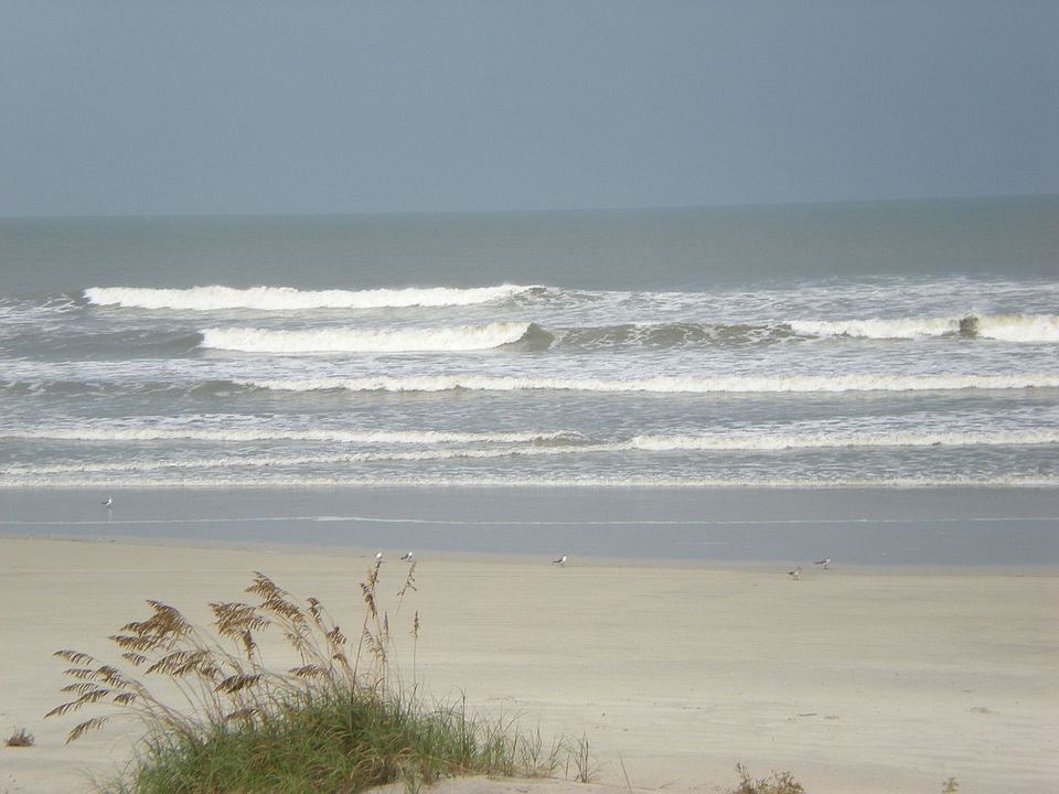 Beach from pool area