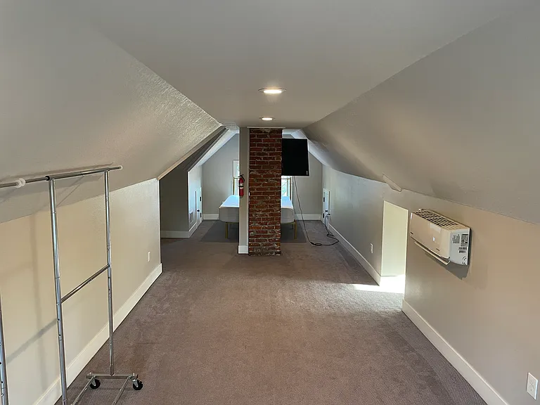 Large Attic Bedroom with dedicated mini-split AC