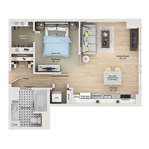 Floor plan A - ADA
