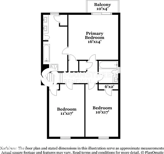 primary bedroom