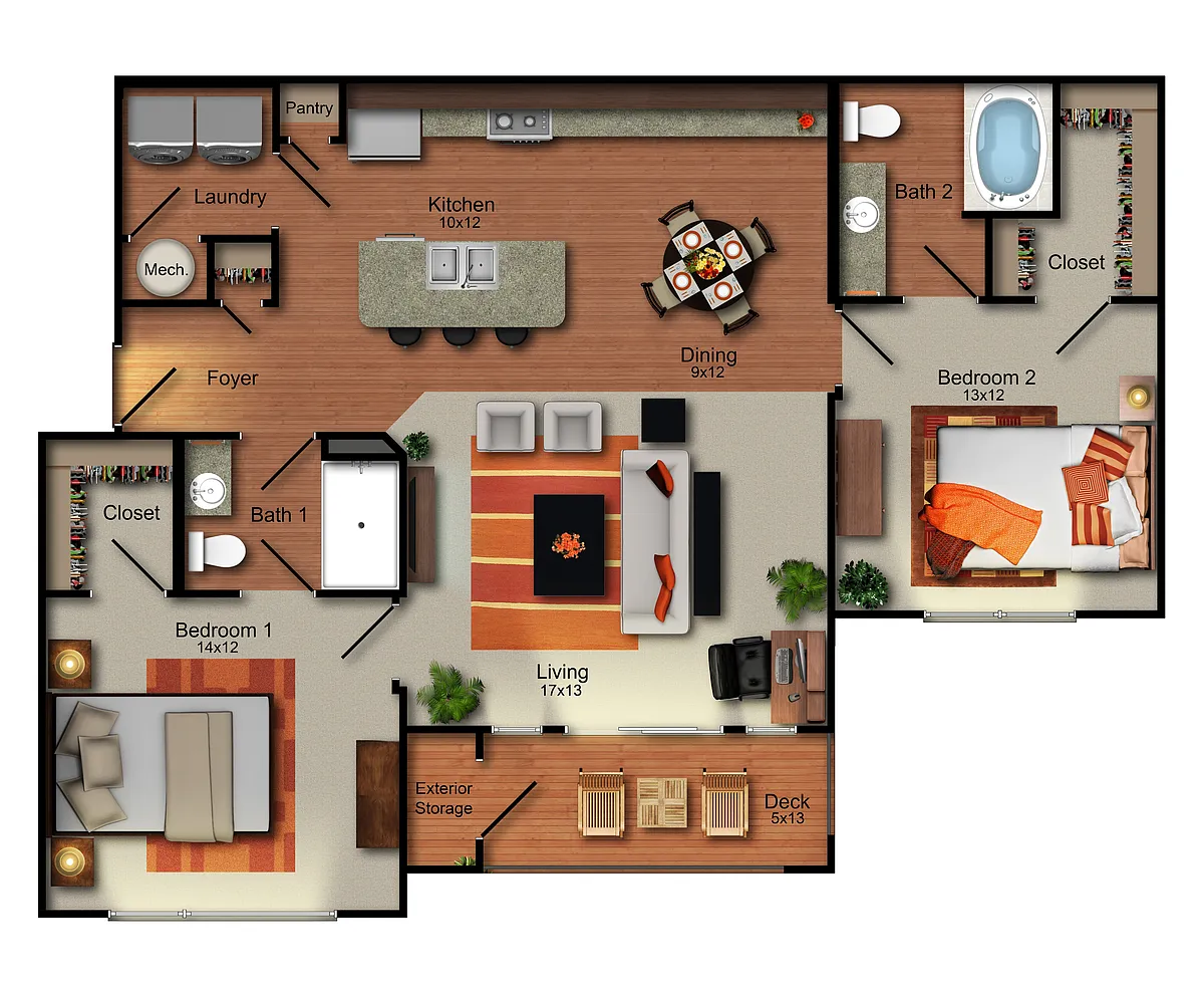 Floor plan B4 Dali