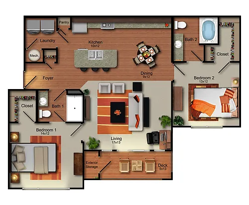 Floor plan B4 Dali