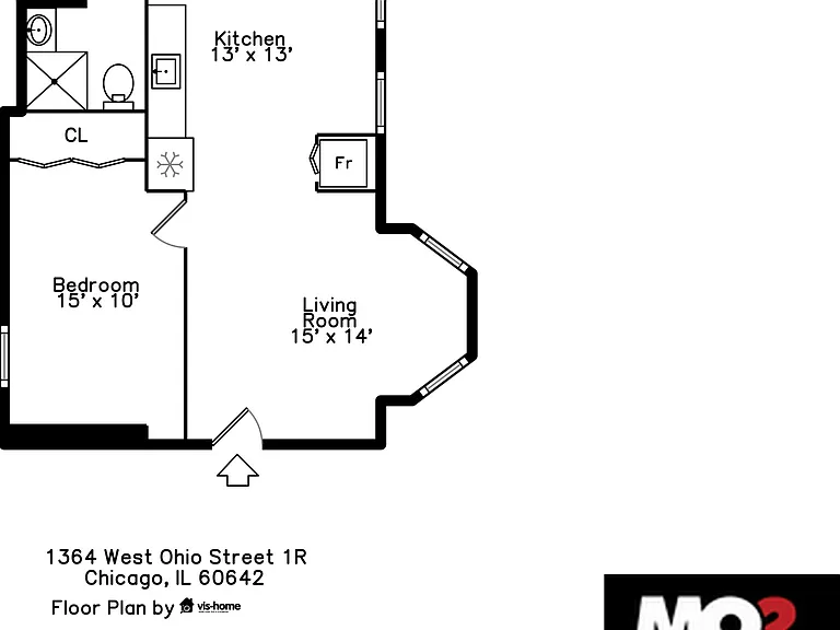 1364 W Ohio St #1R — Photo 9