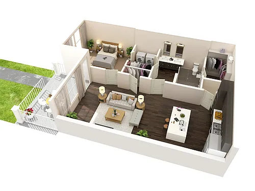 Floor plan A1 - C