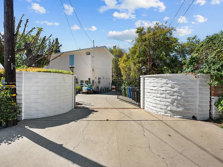 First Driveway entrance