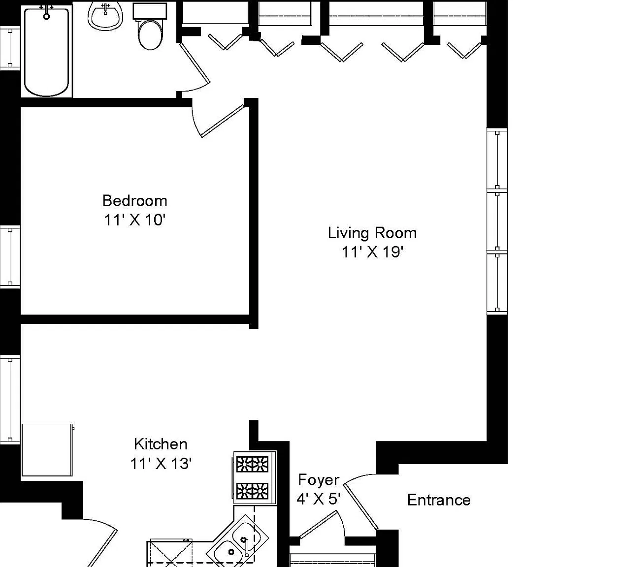 1 bed, 660 sqft, $2,150 — Photo 4