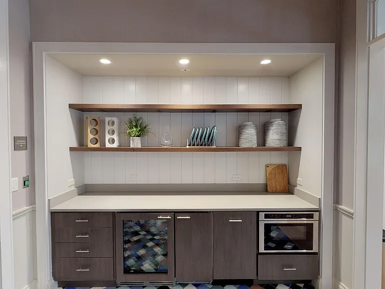 Convenient demonstration kitchen